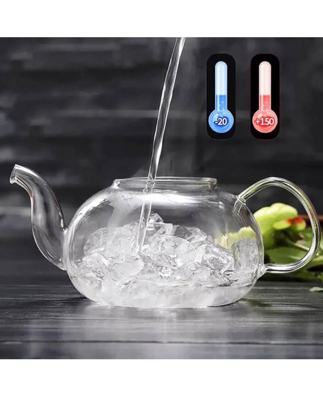 Glass Tea Pot - Non-porous Borosilicate Glass
