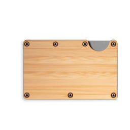 EDC Bamboo Wallet - Money Clip and Card Holder - RFID Blocking