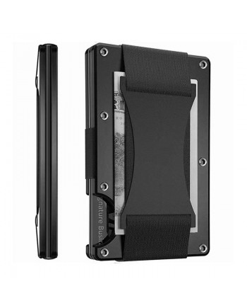 EDC Minimalist Slim Wallet - Metal Aluminium - RFID