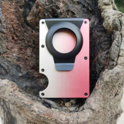 Rainbow Airtag Metal Wallet - Card Holder