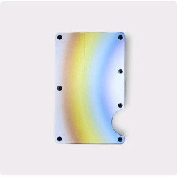 EDC Slim Aluminum Alloy Card Holder- Rainbow