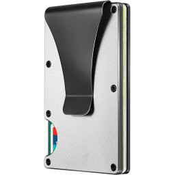 EDC Minimalist Metal Card Holder - Silver