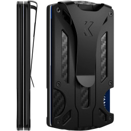 EDC Aluminum Carbon Fiber Slim Wallet RFID Blocking