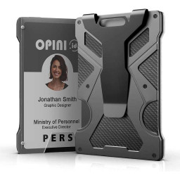 Small EDC Metal RFID Blocking Wallet