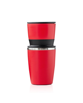 All-In-One Hand-Operated Coffee Grinder And Mug