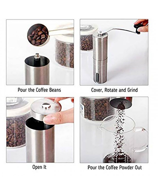 Coffeesmaster Manual Coffee Grinder- Hand Conical Coffee Bean Grinder With Ceramic Mechanism