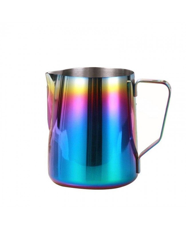 Coffeesmaster Rainbow Milk Frothing Pitcher - Creamer Frothing  Jug for Espresso Cappuccino Latte
