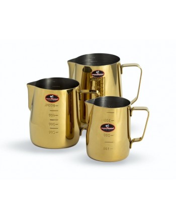 Titanium Plated Espresso Coffee Latte Milk Pitcher - Gold