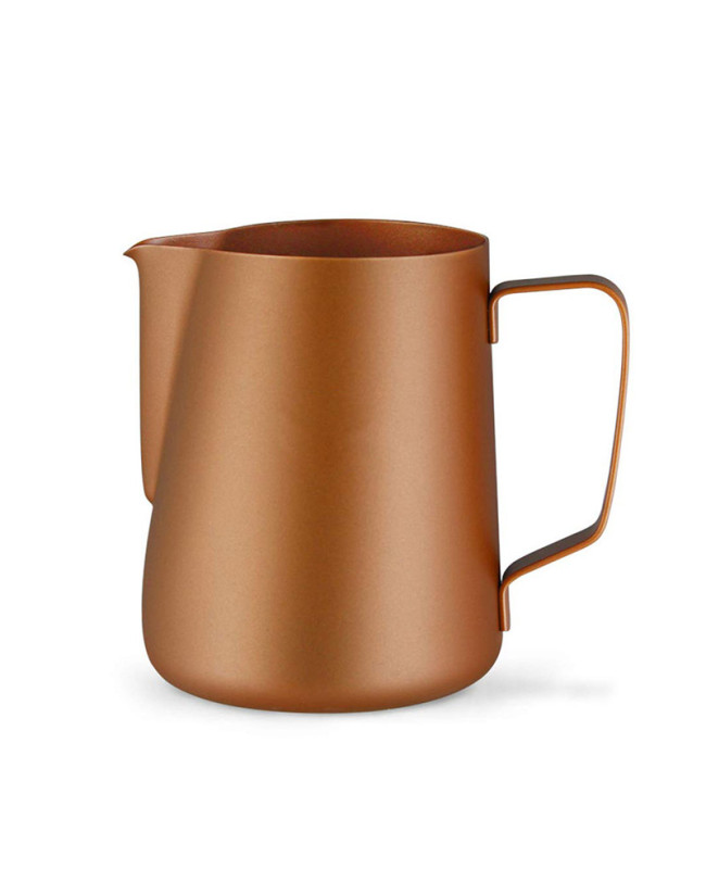 Coffeesmaster Teflon Milk Frothing Pitcher - Coffee Jug - Champagne Gold