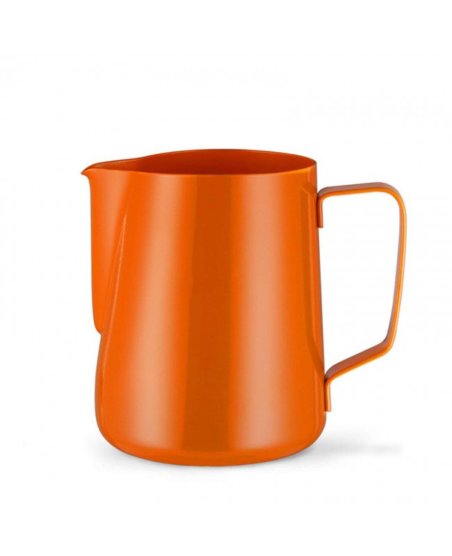 Coffeesmaster Teflon Milk Frothing Pitcher - Coffee Jug - Orange