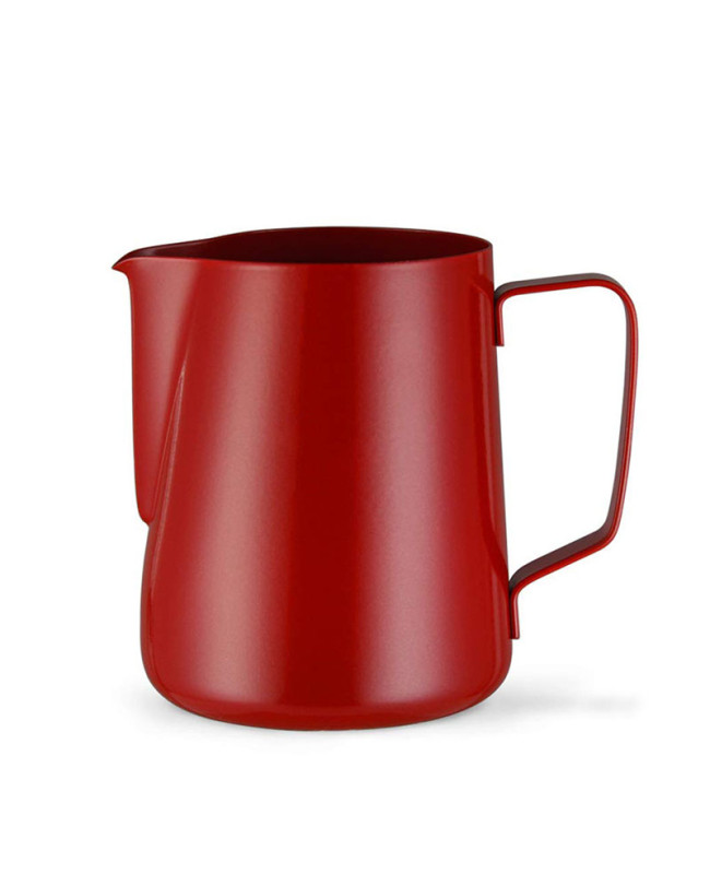 Coffeesmaster Teflon Milk Frothing Pitcher Jug - Red