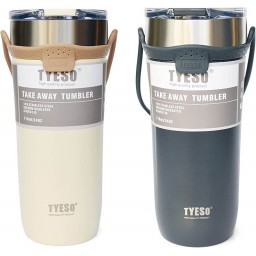 TYESO Stainless Steel Travel Coffee Tumbler 24oz
