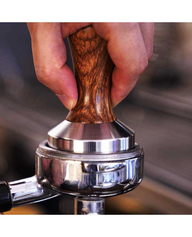 Coffeesmaster 58mm Espresso Tamper - Premium Barista Coffee Tamper with Wooden Handle