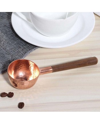 Walnut&Red Copper Multi Function Coffee Measuring Spoon