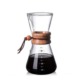 Coffeesmaster 17 Ounce 3 Cup Classic Pour-over Glass Coffeemaker