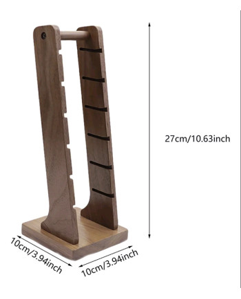 Walnut Coffee Powder Bowl Holder