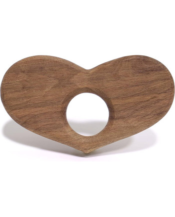 Heart Shaped Walnut Thumb Page Holder