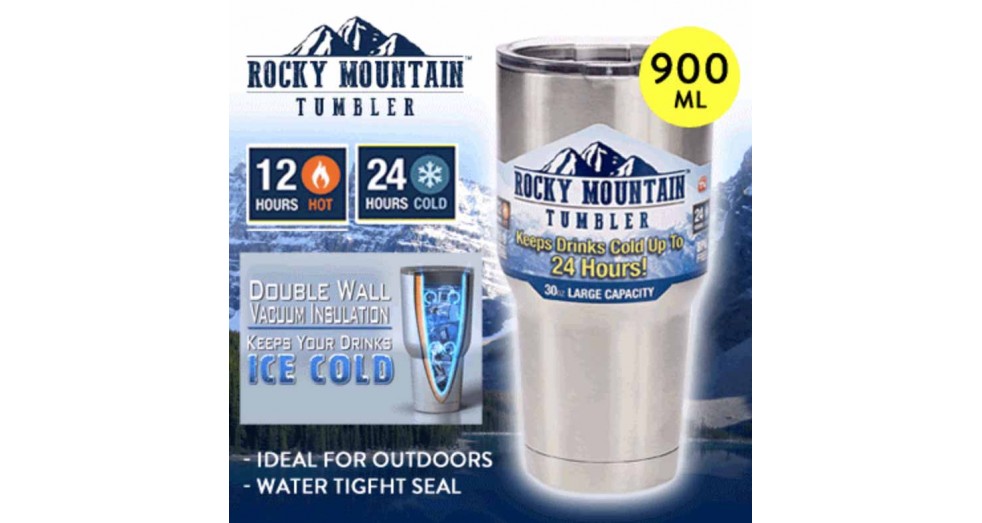 A great addition for any coffee or road trip - Rocky Mountain Tumbler